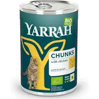 Yarrah Bio Kattenvoer Chunks Kip 405 Gr