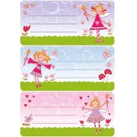 Herma Schooletiketten prinses, glitter