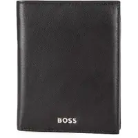 HUGO BOSS Leren Portemonnee Classic Smooth Wallet Black Zwart