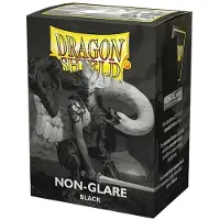 Dragon Shield Sleeves Non Glare - Matte Black (63x88mm)