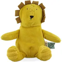 Trixie knuffel Mr. Lion – Baby – 22 cm – Gerecycled materiaal - Geel