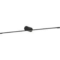 Lumidora Wandlamp 75188 - Voor binnen - LOCOROTONDO - Ingebouwd LED - 12.0 Watt - 600 Lumen - 2700 Kelvin - Zwart - Metaal - Badkamerlamp
