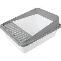 Minus One Cat Litter Box S Grey