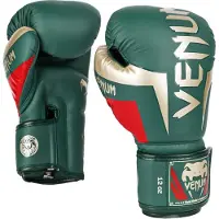 Venum Bokshandschoenen Elite Special Edition Groen Goud - 16 OZ