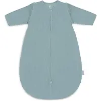 Jollein Baby Slaapzak Zomer Met Afritsbare Mouw 90cm - Rond - Ajour Sea Green - Zomerslaapzak
