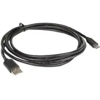 Hamlet XCU2A-UC-MM10, 1 meter, USB-A, USB-C, USB 2.0, 0,48 Gbit/s, zwart