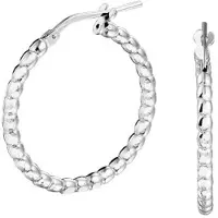 The Jewelry Collection Zilver Gerhodineerde Oorringen 1332110
