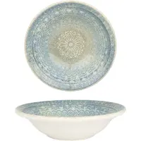 Bonna Kommetje rivus ethnic porselein 16 cm (400cc) set van 6
