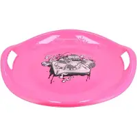 Baby Mix sneeuwschijf 60 cm roze - Slee schijf kinderen
