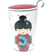 Eigenart Theemok Met Zeef Tea Eve Little Geisha Red
