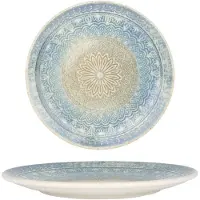 Bonna Dessertbord rivus ethnic porselein 23 cm set van 6
