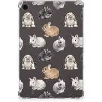 B2Ctelecom Back Case voor Samsung Galaxy Tab A9 Plus Konijntjes