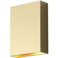 Artdelight Strakke wandlamp Memphis geborsteld goud