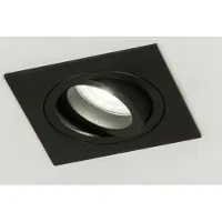 Lumidora Inbouwspot 72776 - AURORA - GU10 - Zwart - Metaal