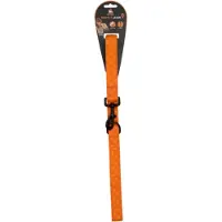 Spotted! Pro Hondenlijn – Hondenriem – 120 cm - Riem voor huisdieren met musketon sluiting – Extra D-Ring – Weerbestendig & waterproof – Oranje