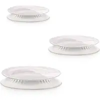 Lékué Vershouddeksel - Set van 3 - Siliconen - Transparent