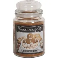 Woodbridge Gingerbread Man 565g Large Candle met 2 lonten