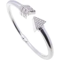Christian Zilveren zirkonia armband speer model