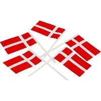 Packlinq Hapjesvlag/cocktailprikker, H: 6,5 cm, afm 4,1x2,9 cm, 100 stuk , Denemarken