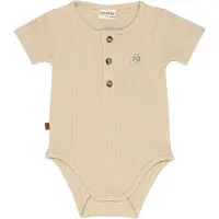 Frogs and Dogs - Wafel Romper | Sand Shell - Katoen - Maat 68