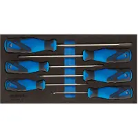 Gedore schroevendraaierset in Check-Tool-inleglade, model 1500 CT1-2150 PZ