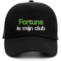 Beechfield Pet met tekst: Fortuna is mijn club