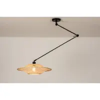 Lumidora Hanglamp 31224 - BAMBOO - E27 - Bruin - Naturel - Metaal - ⌀ 50 cm