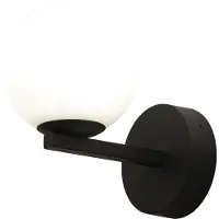 Lumidora Wandlamp 74692 - Voor binnen - HYERES - G9 - Zwart - Metaal - Badkamerlamp - IP44