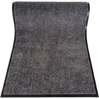 JYG Cleanwash grijs grote deurmat - 4 zijdenafwerking - 120x140cm