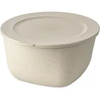 Koziol Connect schaal/kom met deksel 4 L biocirk thermoplast Nature desert sand
