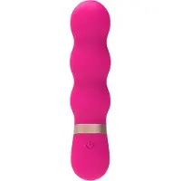 CHISA M- Mello - Ripple Vibe - Siliconen Mini Vibrator - 12 cm - Roze