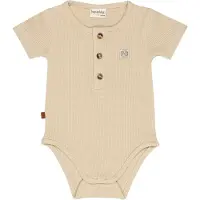 Frogs and Dogs - Wafel Romper | Sand Shell - Katoen - Maat 86
