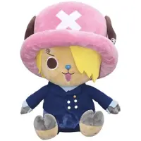 One Piece Sanji x Chopper - Pluche Knuffel 30 cm {Anime Manga Luffy Plush Toy | Speelgoed Knuffelpop voor kinderen jongens meisjes | Dragon Ball Z, Naruto, My Hero Academia}