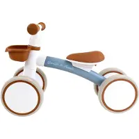 Bandits & Angels Loopfiets First Rider Petrol Blue vanaf 1 Jaar voor Jongens en Meisjes - Metaal - Blauwe Loop Fiets - Compact en Veilig voor Binnen en Buiten