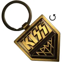 Rock Off KISS - Gold Army Pennant - Sleutelhanger