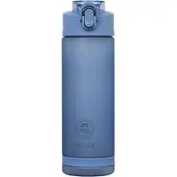DILLER Waterfles met Rietje - Drinkfles - Handig Sluitsysteem - 750ml - Blauw - Tritan & BPA-vrij