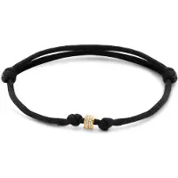 The Jewelry Collection Goud Armband satijn 4700206