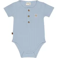 Frogs and Dogs - Waffle Romper SS | Forever Blue - Katoen - Maat 68