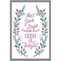 SIZZIX • Layered Stencils A6 Merry & Bright 4pcs