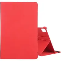 Mobigear Tablethoes geschikt voor Apple iPad Air 11 Inch (2025) Hoes | DuoStand Draaibare Bookcase - Rood