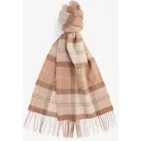 Barbour Tartan Scarf Camel