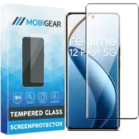 Mobigear Screenprotector geschikt voor Realme 12 Pro Plus Glazen | Premium Screenprotector - Case Friendly