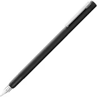 Lamy cp1 056 Vulpen | Matzwarte lak | Verende RVS-clip | Gepolijste stalen penpunt F
