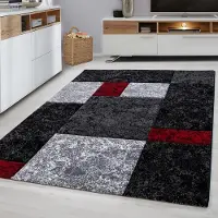 Muratap Basic collection modern vloerkleed / grijs laagpolig- 240x340