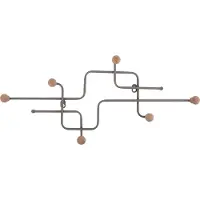 Present Time coat rack metro cool grey