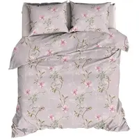 Satin d'or Raisa Dekbedovertrek - Tweepersoons - 200x200/220 cm - Rose