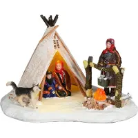 Luville Cooking food on fire l16b13h10 cm bo