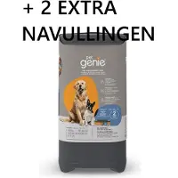 Litter Genie Pet Genie Afvalemmer - Hondenpoep Afvalcontainer - Robuust en Lichtgewicht - geurcontrole - binnen en buiten ** + ** 2 **EXTRA NAVULLINGEN VOOR DE AFVALCONTAINER