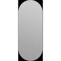 Arcqua Badkamerspiegel 40x100 Cm ovaal verticaal backlight LED