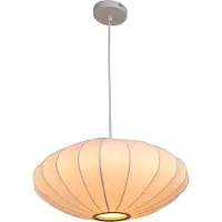 Olucia - JADA - Hanglamp - Wit / Messing - Vorm: Rond